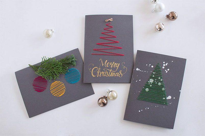 10 cách làm thiệp Noel, thiệp Giáng sinh đơn giản tại nhà