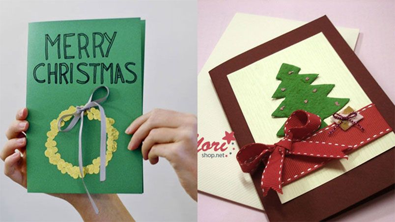10 cách làm thiệp Noel, thiệp Giáng sinh đơn giản tại nhà