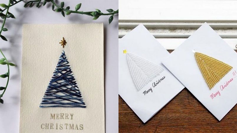 10 cách làm thiệp Noel, thiệp Giáng sinh đơn giản tại nhà
