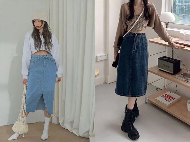 Cách phối đồ với áo croptop tay dài đẹp, trẻ trung cho nàng