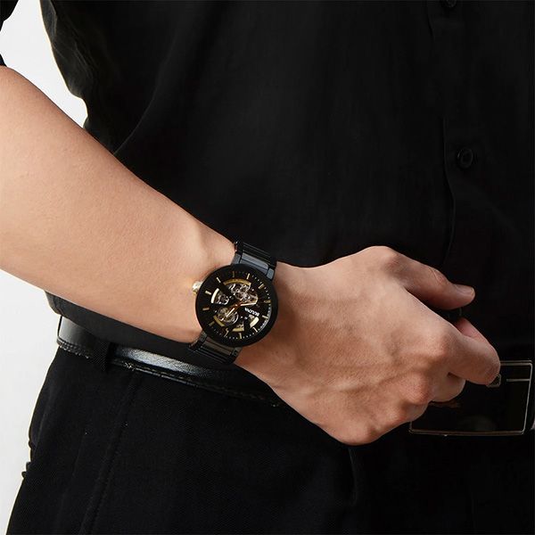 Đồng Hồ Nam Bulova Futuro Modern Automatic Men's Watch 98A203 Màu Đen - Đồng hồ - Vua Hàng Hiệu