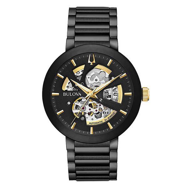 Đồng Hồ Nam Bulova Futuro Modern Automatic Men's Watch 98A203 Màu Đen - Đồng hồ - Vua Hàng Hiệu