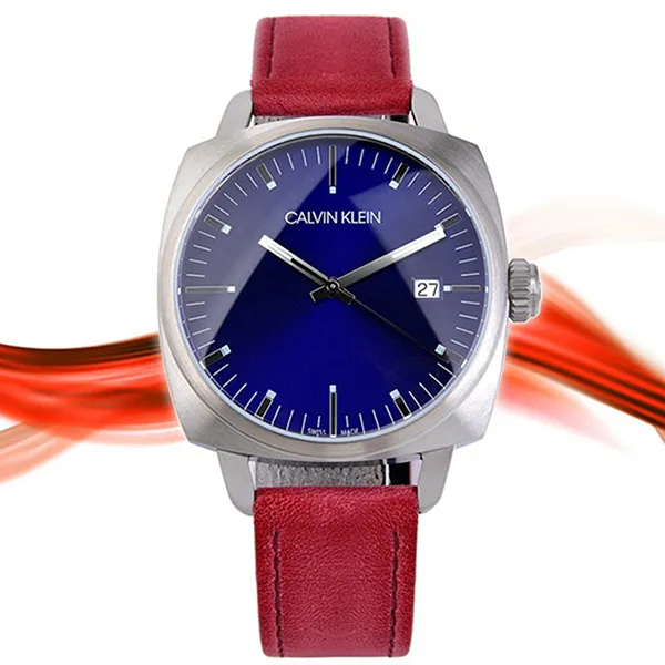 Đồng Hồ Nam Calvin Klein Quartz K9N111ZN Frater Màu Xanh Đỏ - Đồng hồ - Vua Hàng Hiệu
