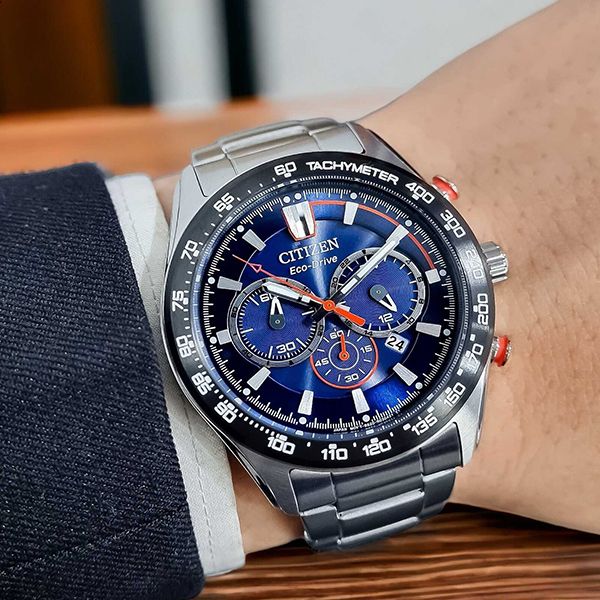 Đồng Hồ Nam Citizen Eco-Drive Chronograph CA4486-82L Màu Bạc Xanh Lam - Đồng hồ - Vua Hàng Hiệu