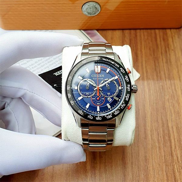 Đồng Hồ Nam Citizen Eco-Drive Chronograph CA4486-82L Màu Bạc Xanh Lam - Đồng hồ - Vua Hàng Hiệu