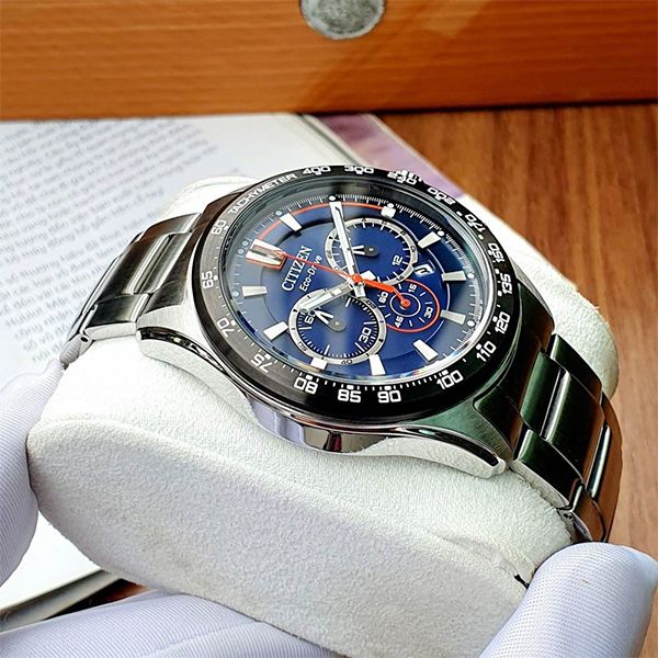 Đồng Hồ Nam Citizen Eco-Drive Chronograph CA4486-82L Màu Bạc Xanh Lam - Đồng hồ - Vua Hàng Hiệu