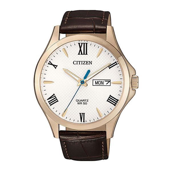 Đồng Hồ Nam Citizen Quartz Watch BF2023-01A Màu Nâu - Đồng hồ - Vua Hàng Hiệu