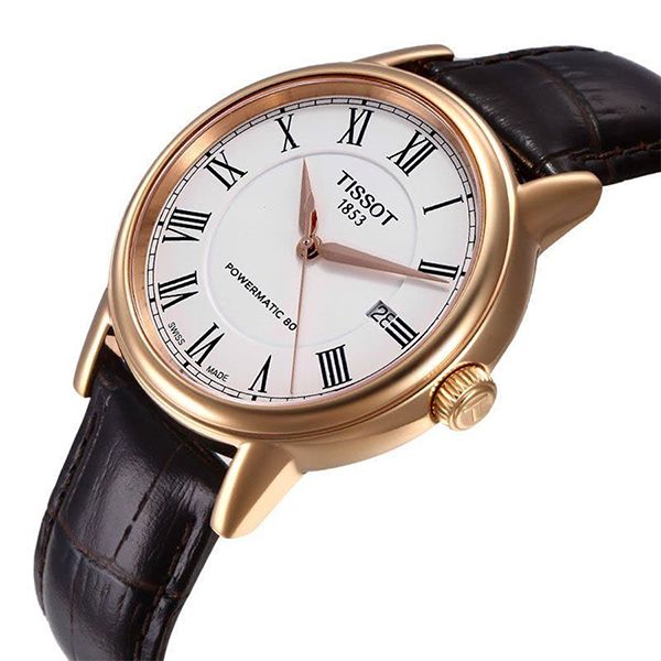 Đồng Hồ Nam Tissot Carson Powermatic 80 Watch T085.407.36.013.00 Màu Nâu - Đồng hồ - Vua Hàng Hiệu