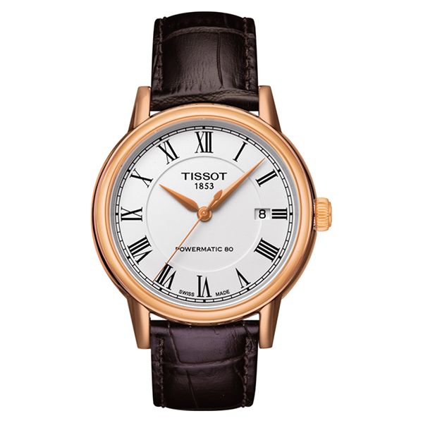 Đồng Hồ Nam Tissot Carson Powermatic 80 Watch T085.407.36.013.00 Màu Nâu - Đồng hồ - Vua Hàng Hiệu