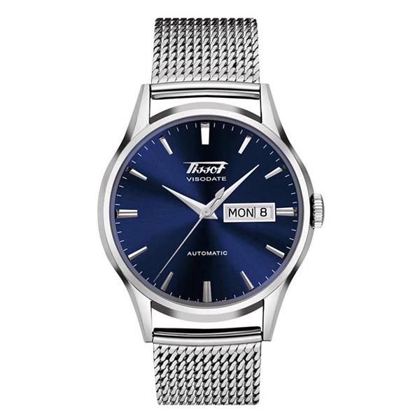 Đồng Hồ Nam Tissot Heritage Visodate T019.430.11.041.00 Màu Xanh Bạc - Đồng hồ - Vua Hàng Hiệu