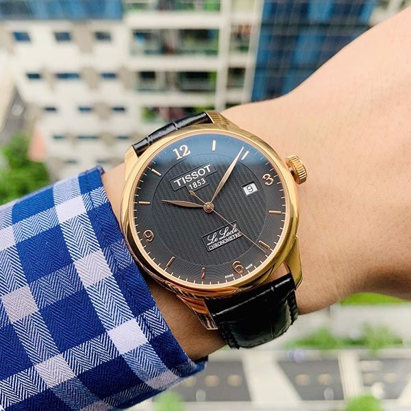 Đồng Hồ Nam Tissot Le Locle Chronometer T006.408.36.057.00 Màu Đen Vàng - Đồng hồ - Vua Hàng Hiệu