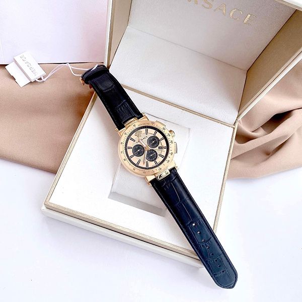 Đồng Hồ Nam Versace VFG150016 Màu Đen/Vàng Hồng - Đồng hồ - Vua Hàng Hiệu