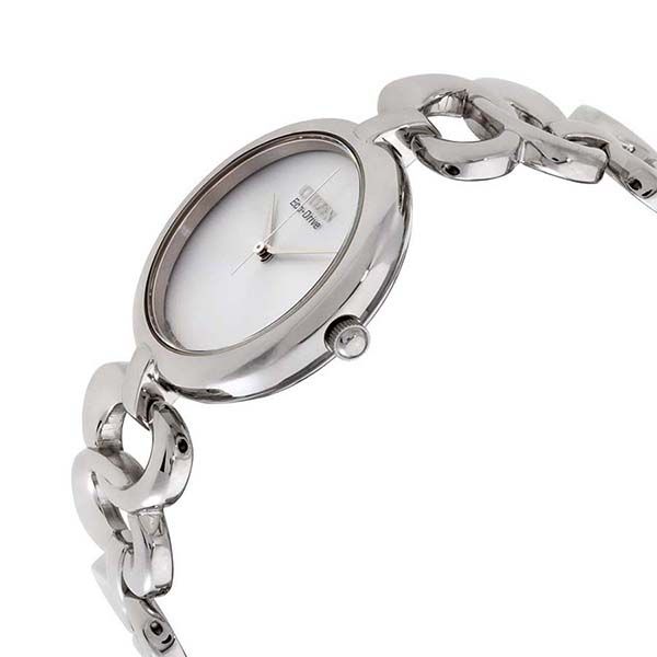 Đồng Hồ Nữ Citizen Eco-Drive Silhouette Link Bracelet Ladies Watch EM0220-53A Màu Bạc - Đồng hồ - Vua Hàng Hiệu