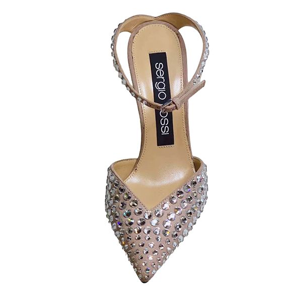 Giày Cao Gót Nữ Sergio Rossi Đính Đá Màu Hồng Size 35.5 - Giày - Vua Hàng Hiệu
