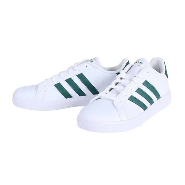 Giày Sneaker Unisex Adidas Grand Court Lifestyle Lace Tennis IG4830 Sports Shoes Màu Trắng Xanh Size 38 - Giày - Vua Hàng Hiệu