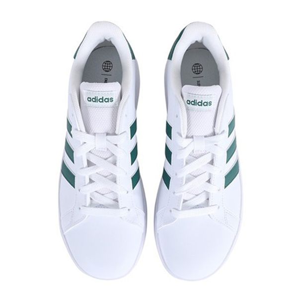 Giày Sneaker Unisex Adidas Grand Court Lifestyle Lace Tennis IG4830 Sports Shoes Màu Trắng Xanh Size 38 - Giày - Vua Hàng Hiệu