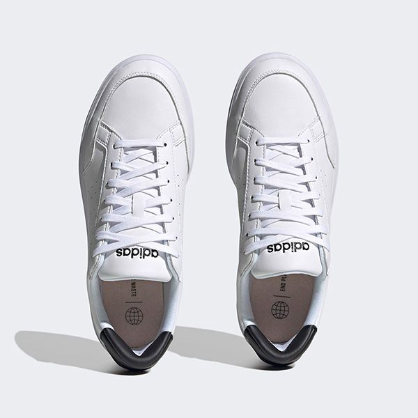 Giày Thể Thao Nam Adidas Nova Court H06238 Màu Trắng Gót Đen Size 44.5 - Giày - Vua Hàng Hiệu