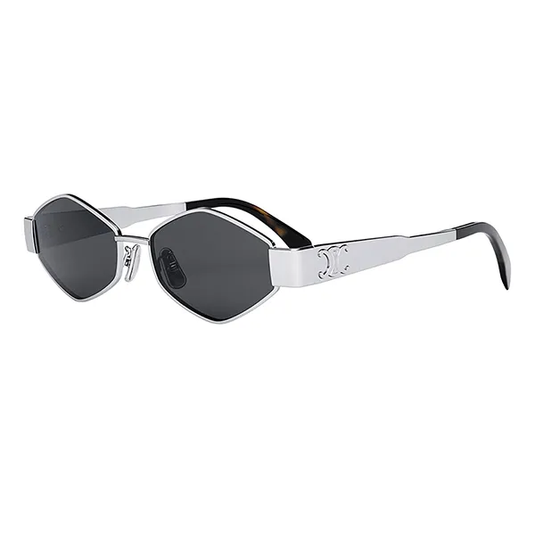Kính Mát Unisex Celine Sunglasses CL40254U 16A Màu Bạc - Kính mắt - Vua Hàng Hiệu