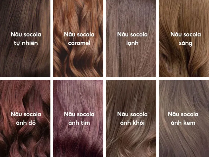 Top 15+ màu tóc nâu socola đẹp, không bao giờ bị lỗi mốt