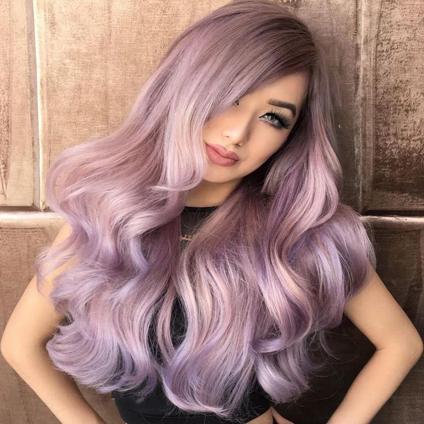 Top 20 màu tóc tím khói sáng da đang HOT hiện nay