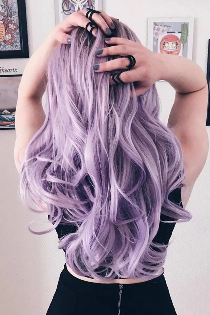Top 20 màu tóc tím khói sáng da đang HOT hiện nay