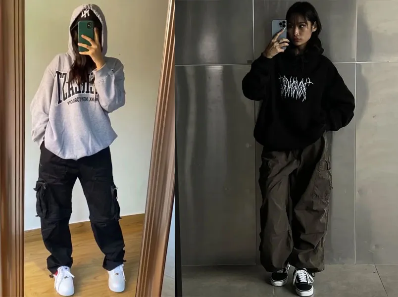 13 cách phối đồ với áo hoodie nữ đẹp, sành điệu cho nàng