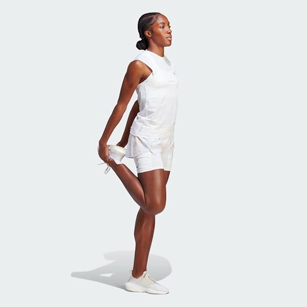 Quần Short Nữ Adidas 2 In 1 Run Fast HS8614 Màu Trắng Họa Tiết Size 2XS - Thời trang - Vua Hàng Hiệu