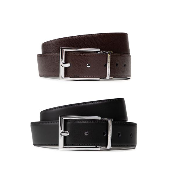 Thắt Lưng Tommy Hilfiger Da 2 Mặt 08293-0GK Màu Nâu Đen Size 90 - Thắt lưng - Vua Hàng Hiệu