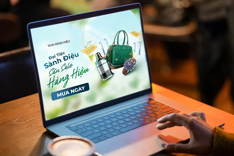 Vua Hàng Hiệu 11/11: Đại Tiệc Sành Điệu - Săn Sale Hàng Hiệu, sale up to 60%++, tặng voucher tới 211K  - 4