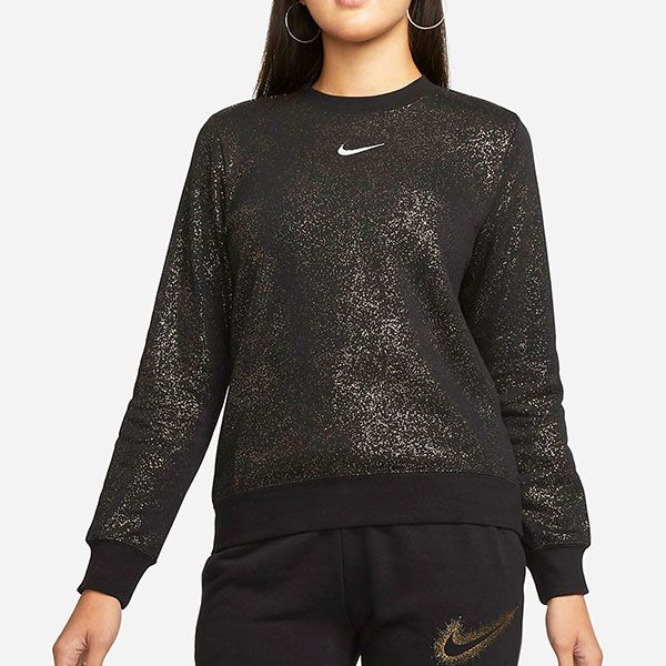 Áo Dài Tay Nữ Nike Sportwear Crewneck Sweatshirt DQ6773-010 Màu Đen - Thời trang - Vua Hàng Hiệu