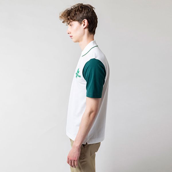 Áo Polo Nam Lacoste Crew Max Blend Club Màu Xanh Trắng Size 2 - Thời trang - Vua Hàng Hiệu