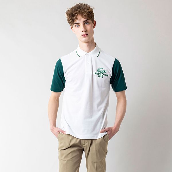 Áo Polo Nam Lacoste Crew Max Blend Club Màu Xanh Trắng Size 2 - Thời trang - Vua Hàng Hiệu