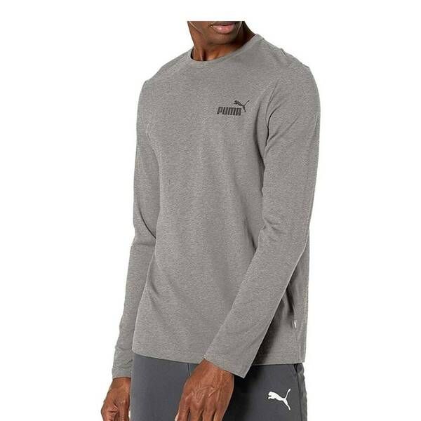 Áo Thun Dài Tay Nam Puma Essential Small Logo Longsleeve Tee 589027 Màu Xám Size S - Thời trang - Vua Hàng Hiệu