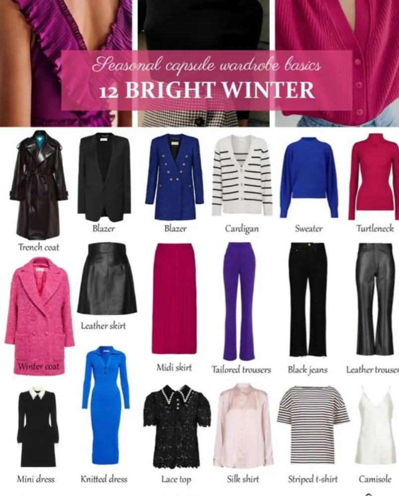 Bảng màu Personal color winter: Cách trang điểm và phối đồ đẹp