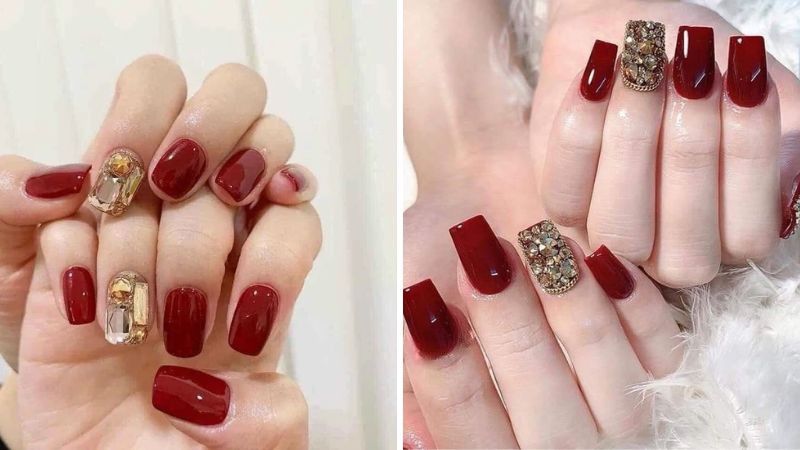 Top 101+ mẫu nail đính đá đẹp, sang chảnh cho nàng tham khảo