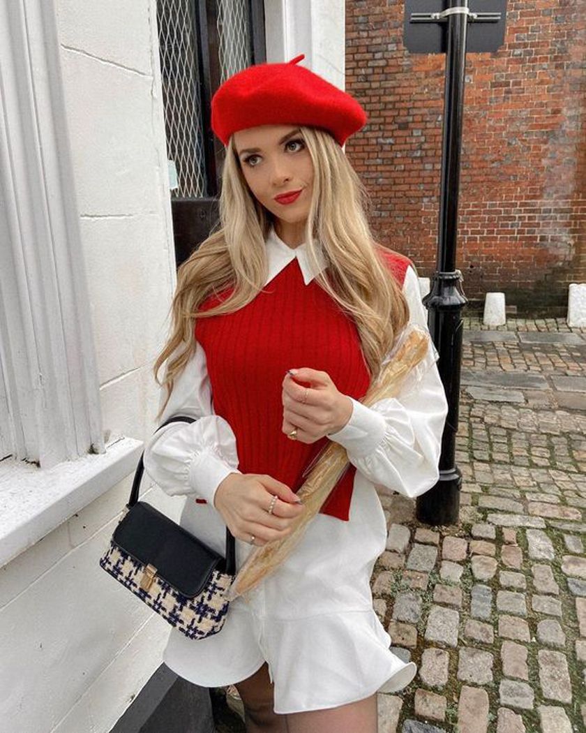 8 cách diện trang phục tông đỏ cho mùa lễ hội đang cận kề - 3