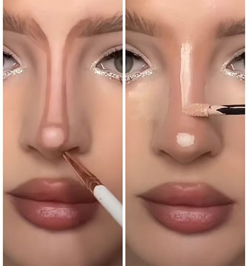 Cách trang điểm mũi cao chuẩn đẹp cho từng dáng mũi
