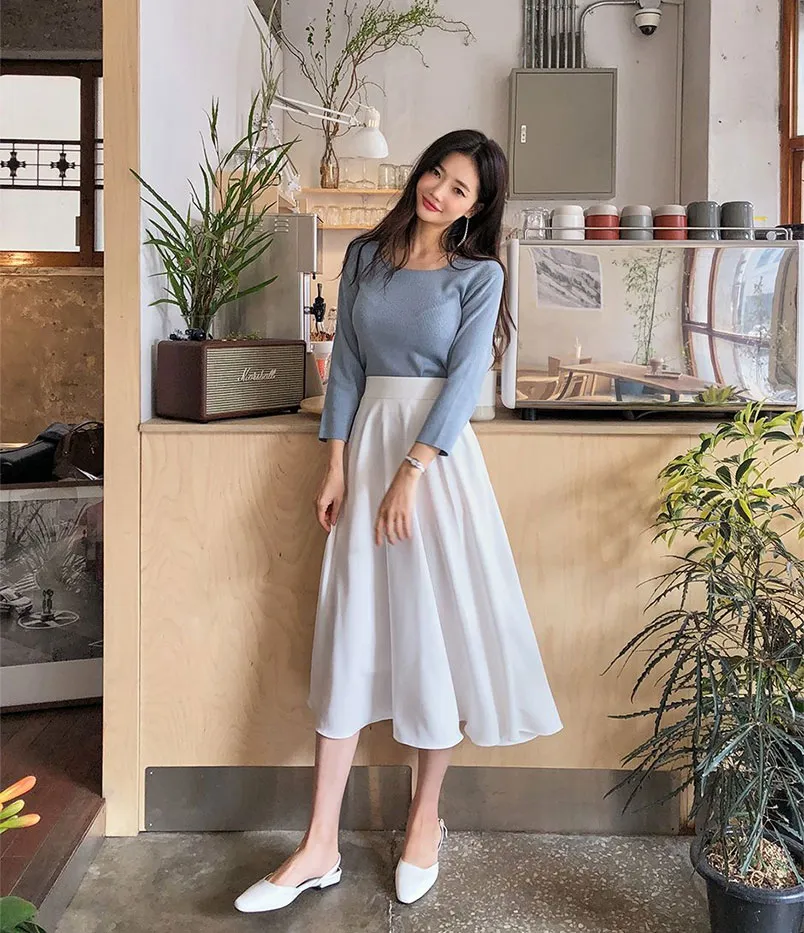 Chân váy trắng mặc với áo màu gì? 15 cách phối đồ vô cùng đẹp