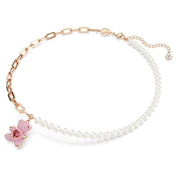 Dây Chuyền Nữ Swarovski Teddy Pendant Bear, Pink, Rose Gold-Tone Plated 5669166 Màu Hồng - Trang sức - Vua Hàng Hiệu