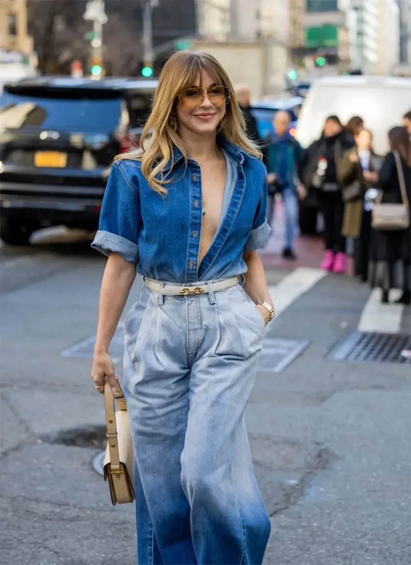 Denim on Denim là gì? Cách phối đồ denim sành điệu