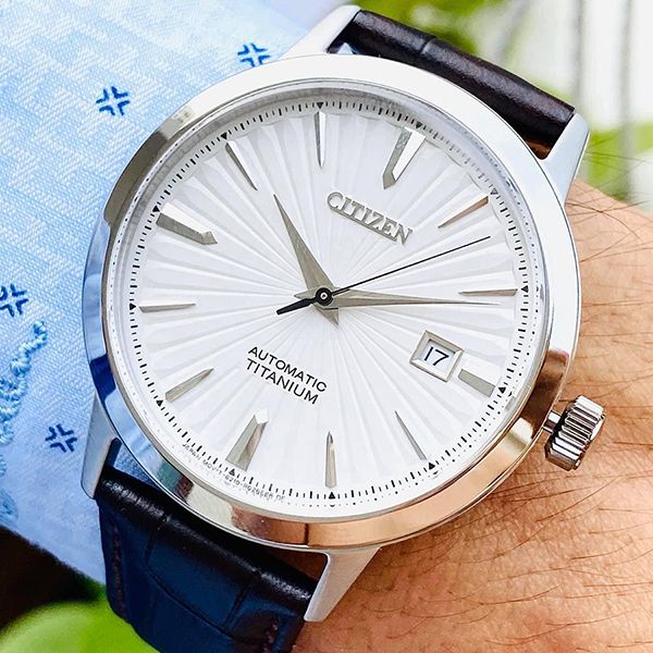 Đồng Hồ Nam Citizen Titanium NJ2180-11A Màu Nâu - Đồng hồ - Vua Hàng Hiệu