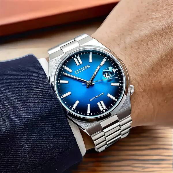 Đồng Hồ Nam Citizen Mechanical Automatic Watch NJ0151-88L Màu Xanh Bạc - Đồng hồ - Vua Hàng Hiệu