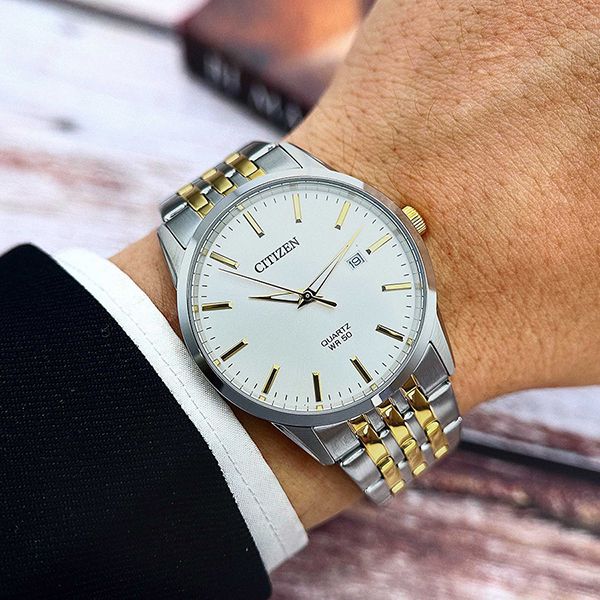 Đồng Hồ Nam Citizen Quartz BI5006-81P Màu Demi (Vàng-Bạc) - Đồng hồ - Vua Hàng Hiệu