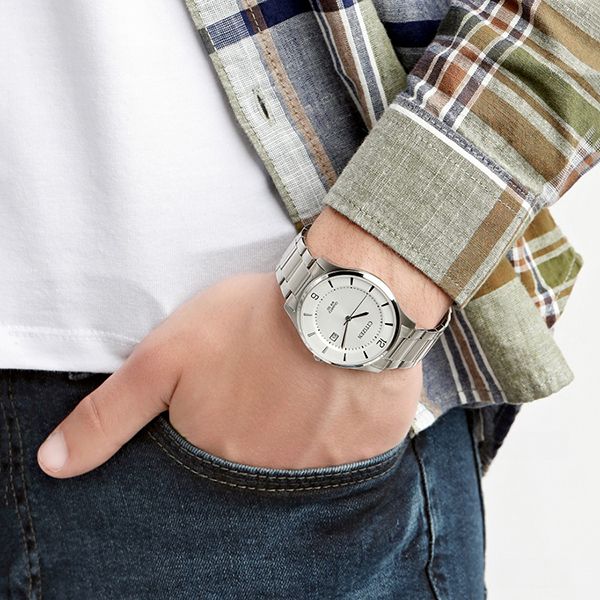 Đồng Hồ Nam Citizen Quartz Men Watch BD0041-89A Màu Bạc - Đồng hồ - Vua Hàng Hiệu