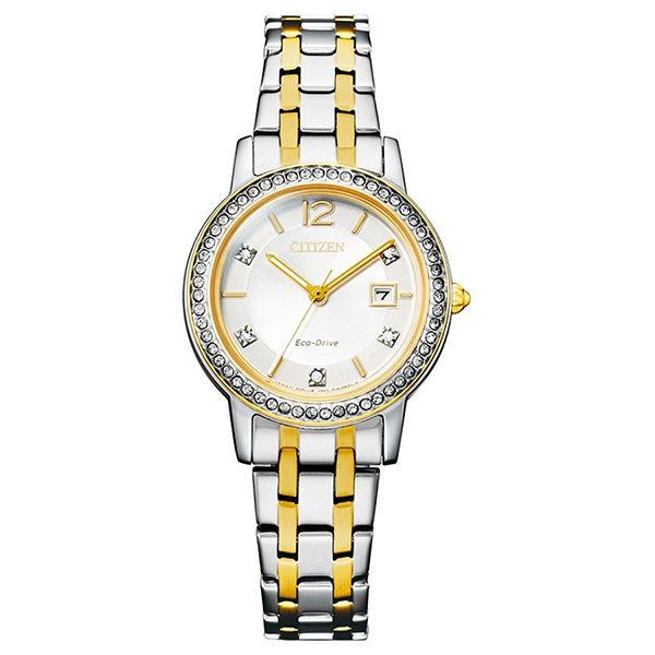 Đồng Hồ Nữ Citizen Eco-Drive FE1184-56B Màu Vàng Phối Bạc - Đồng hồ - Vua Hàng Hiệu