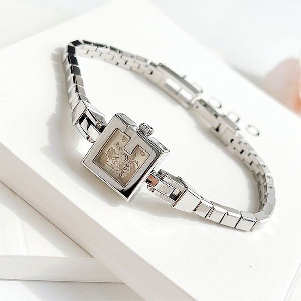 Đồng Hồ Nữ Gucci 102 G-mini Champagne Flower Watch Màu Bạc - Đồng hồ - Vua Hàng Hiệu