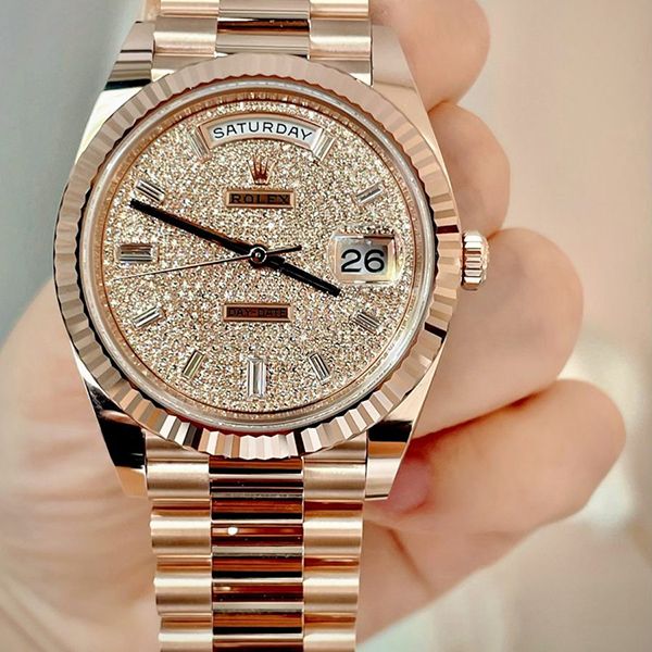 Đồng Hồ Rolex Day-Date 40mm Rose Gold 228235-0036 Màu Vàng Hồng - Đồng hồ - Vua Hàng Hiệu