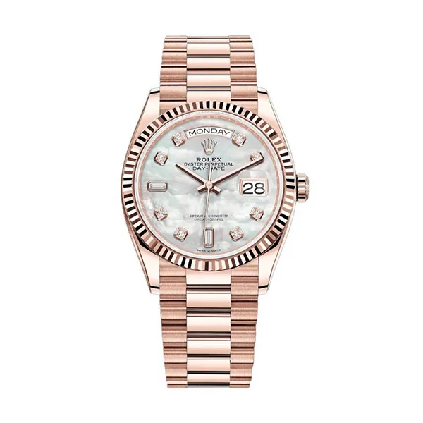 Đồng Hồ Rolex Everose Gold Day-Date 36mm 128235-0029 Màu Vàng Hồng - Đồng hồ - Vua Hàng Hiệu
