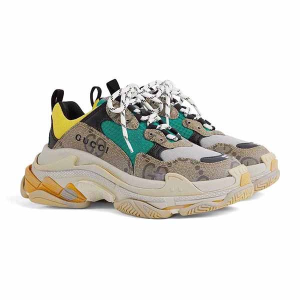 Giày Sneakers Nam Gucci X Balenciaga Triple S Maxi Supreme Phối Màu - Giày - Vua Hàng Hiệu