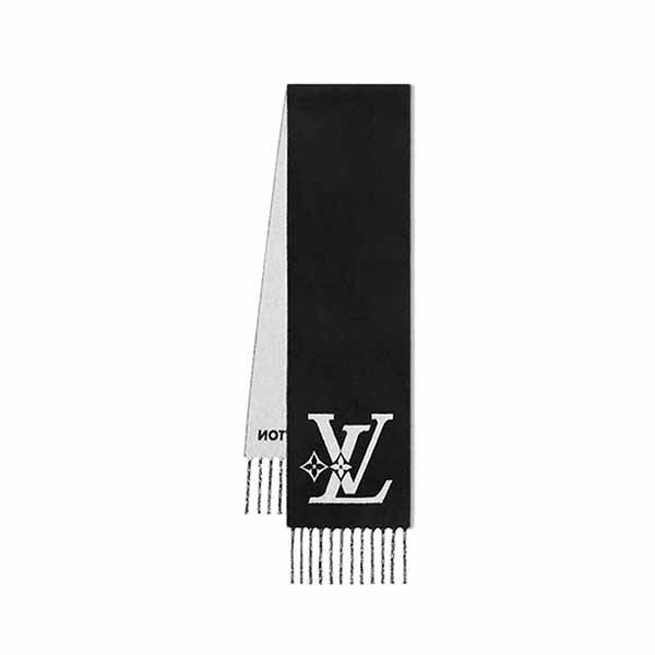 Khăn Quàng Cổ Louis Vuitton LV Smash Scarf M79393 Màu Đen - Thời trang - Vua Hàng Hiệu